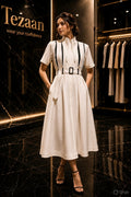 MIDI SHIRT WAIST DRESS